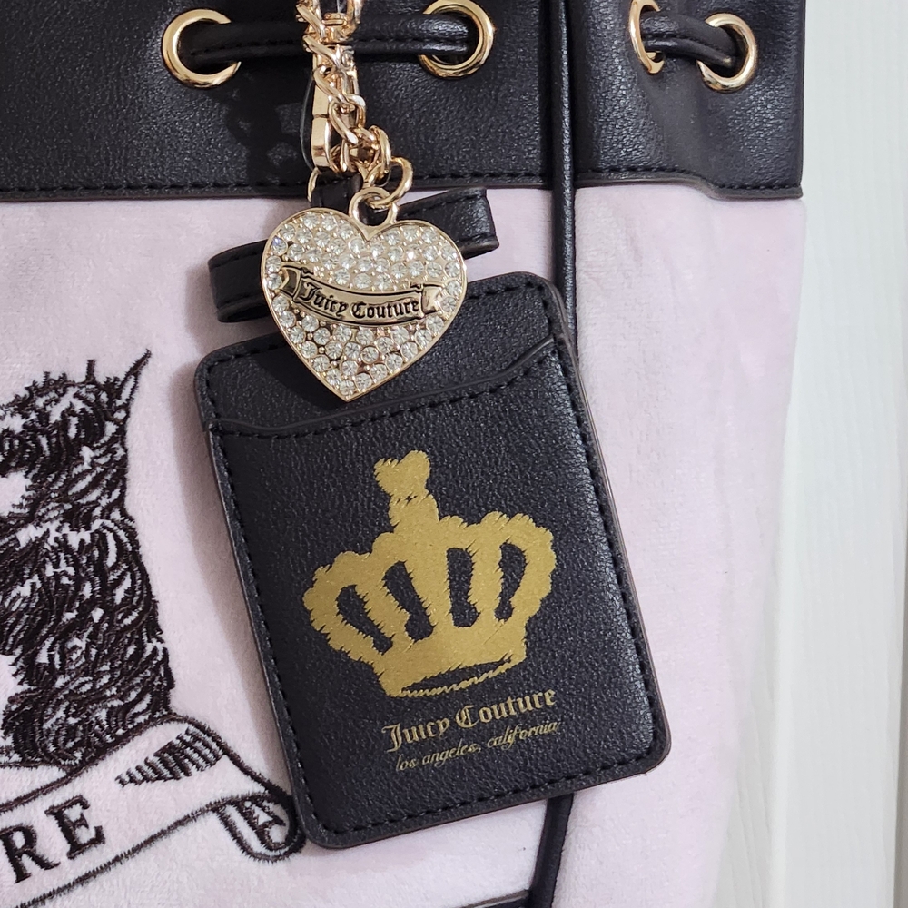 Juicy Couture Classic Scottie Dog Daydreamer Tote Pink NWT - Picture 4 of 9